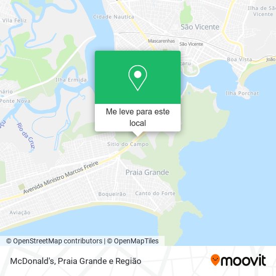 McDonald's mapa