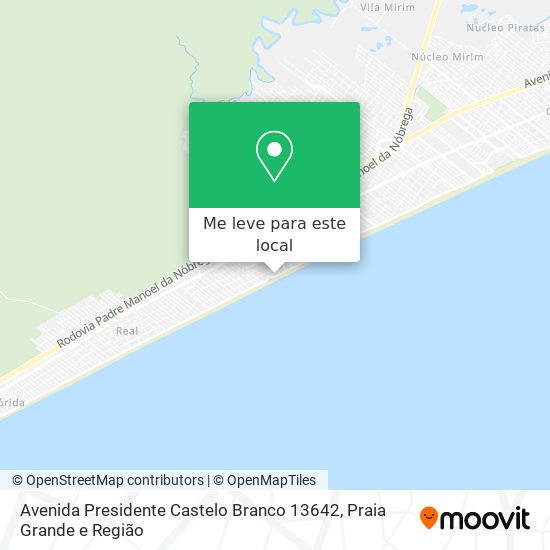 Avenida Presidente Castelo Branco 13642 mapa