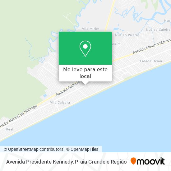 Avenida Presidente Kennedy mapa