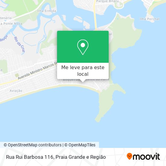 Rua Rui Barbosa 116 mapa