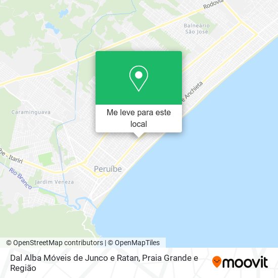 Dal Alba Móveis de Junco e Ratan mapa