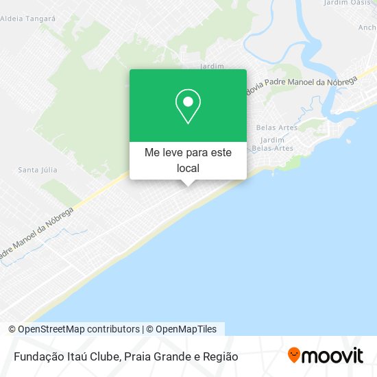 Fundação Itaú Clube mapa