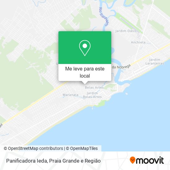 Panificadora Ieda mapa
