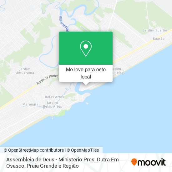 Assembleia de Deus - Ministerio Pres. Dutra Em Osasco mapa