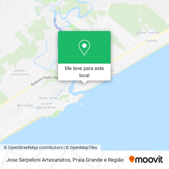 Jose Serpeloni Artesanatos mapa