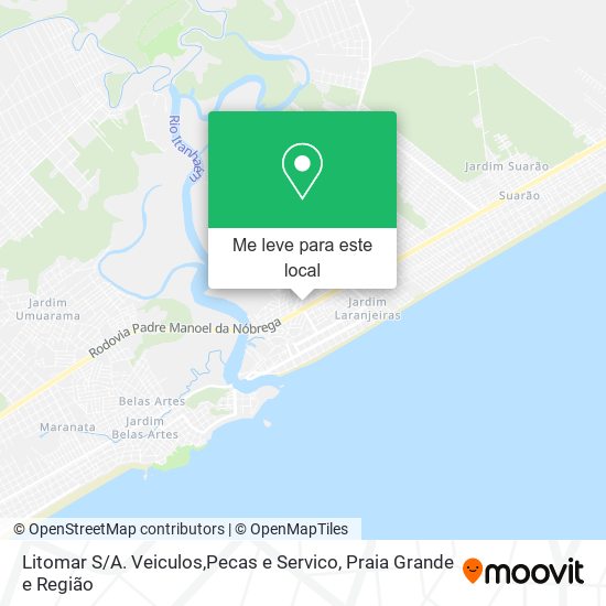 Litomar S / A. Veiculos,Pecas e Servico mapa