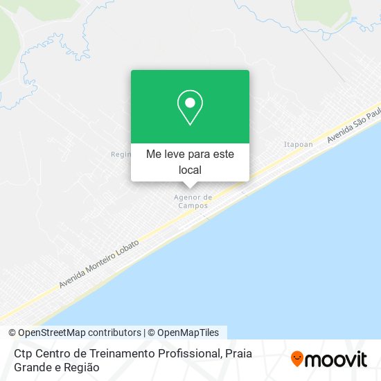 Ctp Centro de Treinamento Profissional mapa