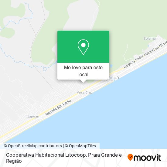 Cooperativa Habitacional Litocoop mapa