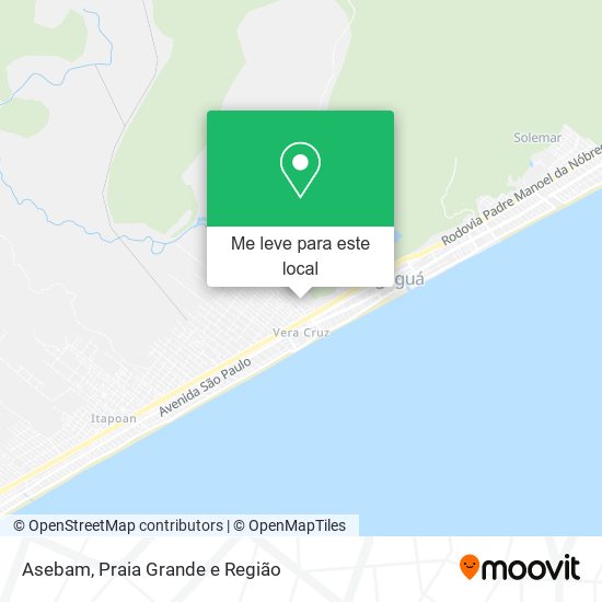 Asebam mapa