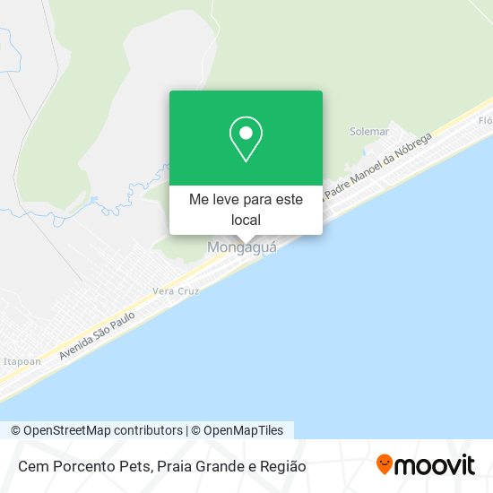 Cem Porcento Pets mapa