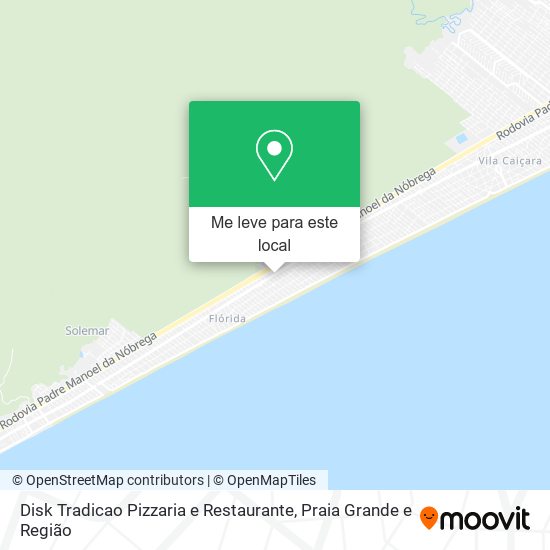 Disk Tradicao Pizzaria e Restaurante mapa