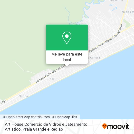 Art House Comercio de Vidros e Jateamento Artistico mapa