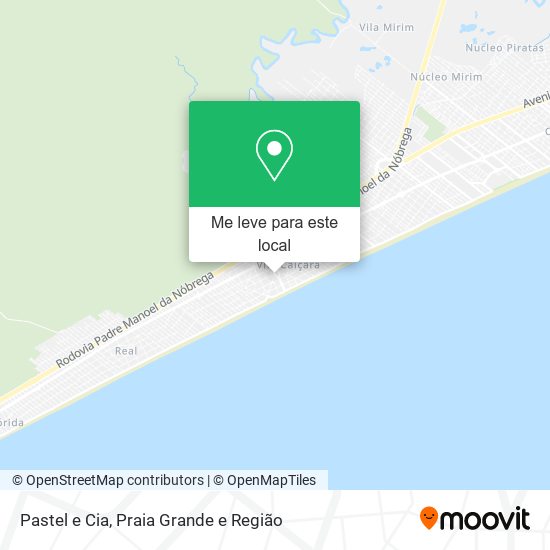 Pastel e Cia mapa