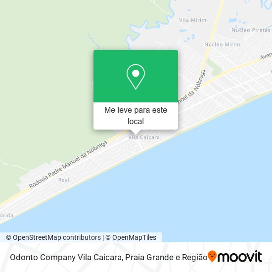 Odonto Company Vila Caicara mapa