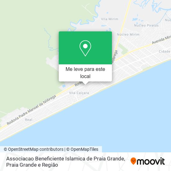 Associacao Beneficiente Islamica de Praia Grande mapa