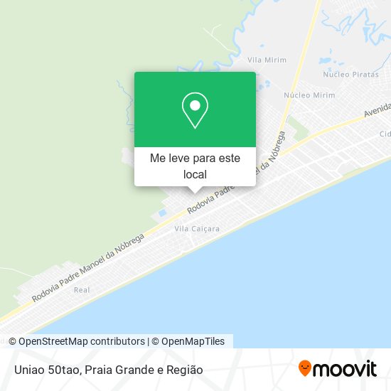 Uniao 50tao mapa