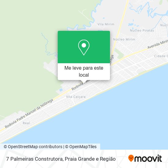 7 Palmeiras Construtora mapa