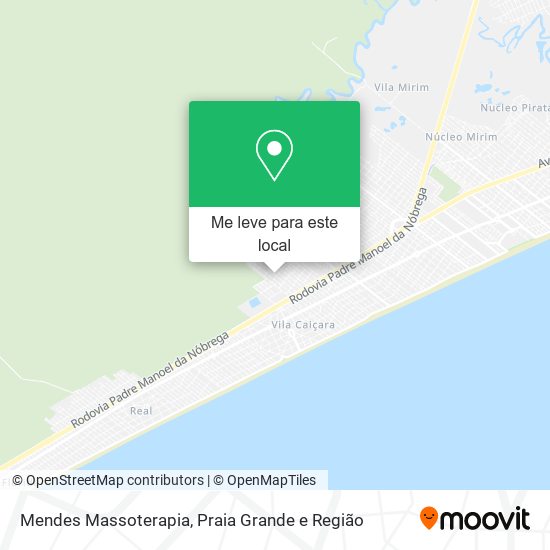 Mendes Massoterapia mapa