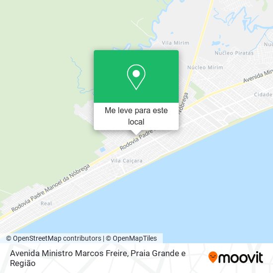 Avenida Ministro Marcos Freire mapa