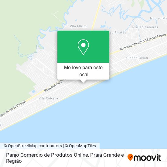 Panjo Comercio de Produtos Online mapa