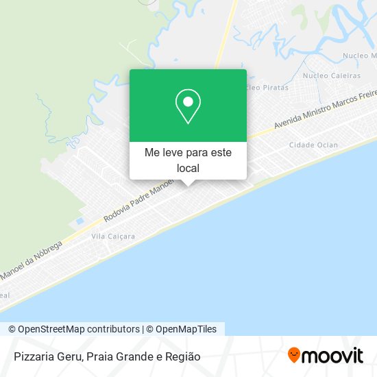 Pizzaria Geru mapa