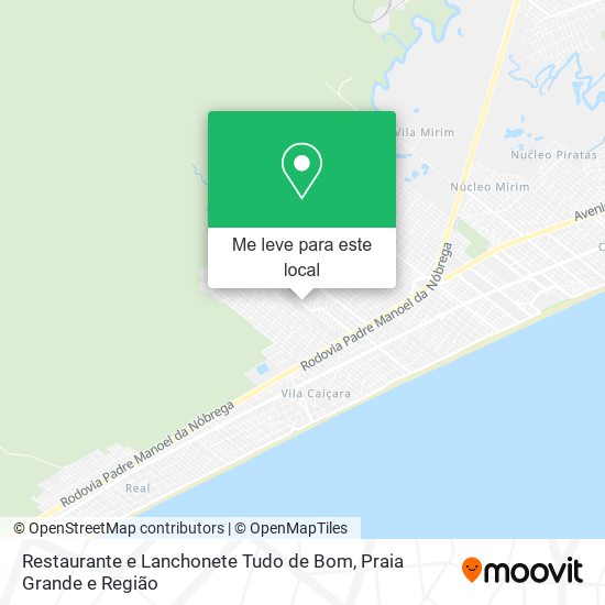 Restaurante e Lanchonete Tudo de Bom mapa