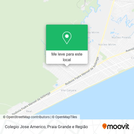 Colegio Jose Americo mapa