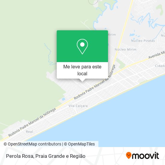 Perola Rosa mapa