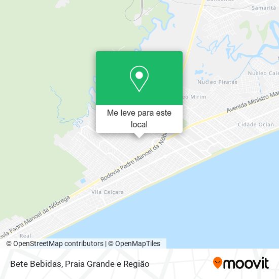 Bete Bebidas mapa