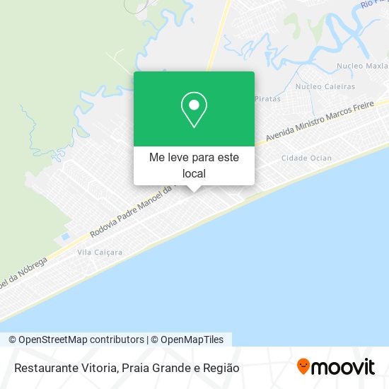Restaurante Vitoria mapa