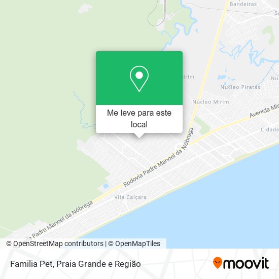 Familia Pet mapa