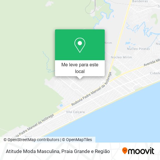 Atitude Moda Masculina mapa