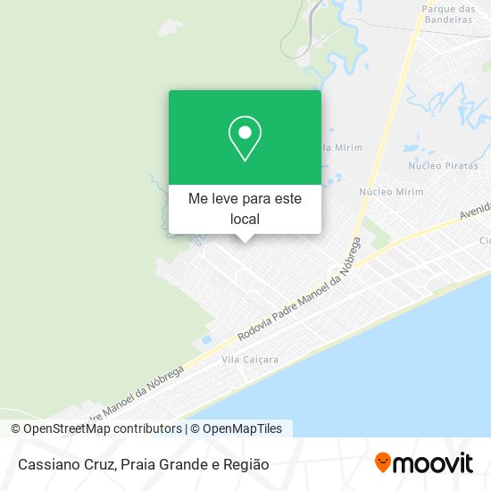 Cassiano Cruz mapa