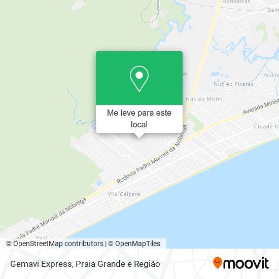 Gemavi Express mapa