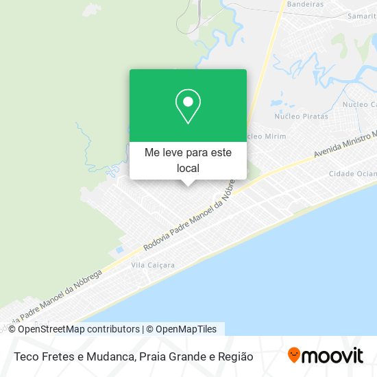 Teco Fretes e Mudanca mapa