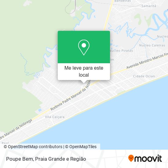 Poupe Bem mapa