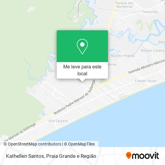 Kathellen Santos mapa