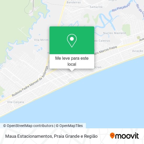 Maua Estacionamentos mapa