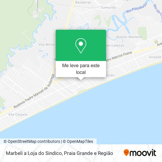 Marbeli a Loja do Sindico mapa