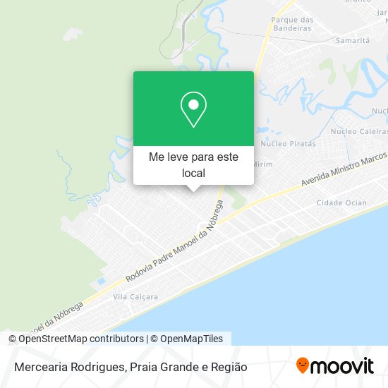 Mercearia Rodrigues mapa