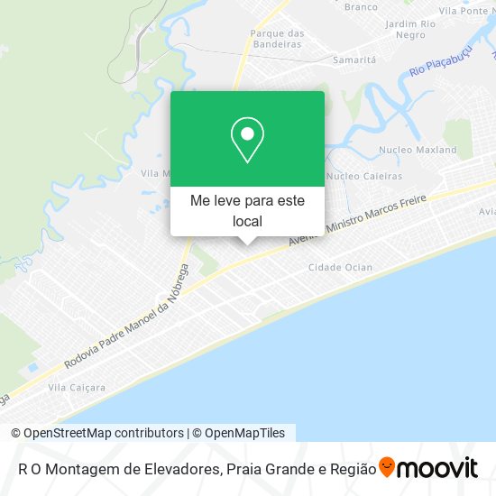 R O Montagem de Elevadores mapa