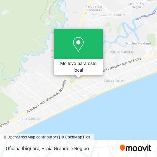 Oficina Ibiquara mapa