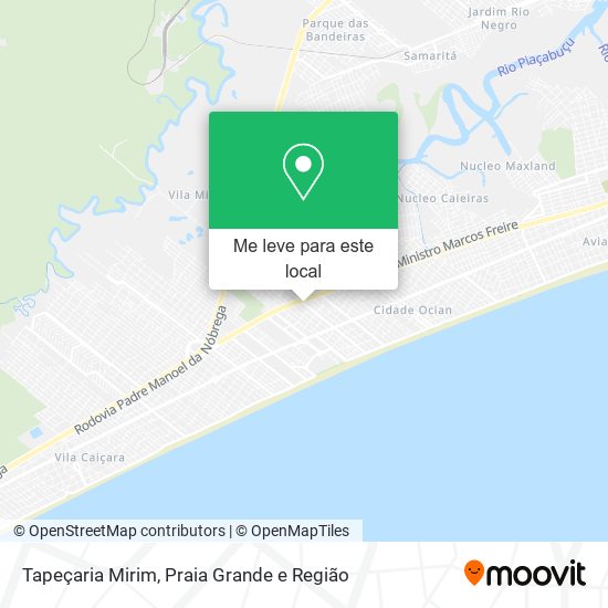 Tapeçaria Mirim mapa