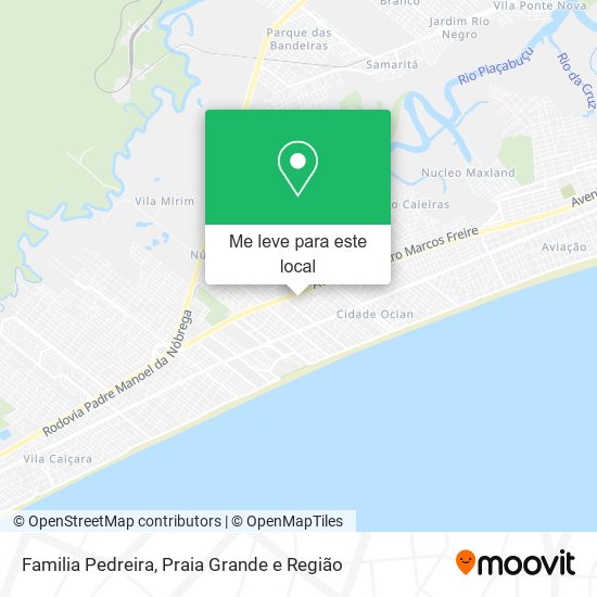 Familia Pedreira mapa