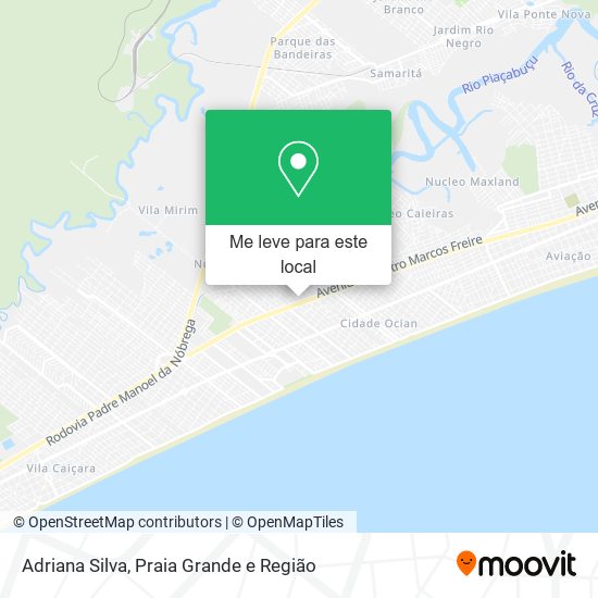 Adriana Silva mapa