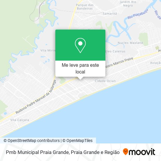 Pmb Municipal Praia Grande mapa