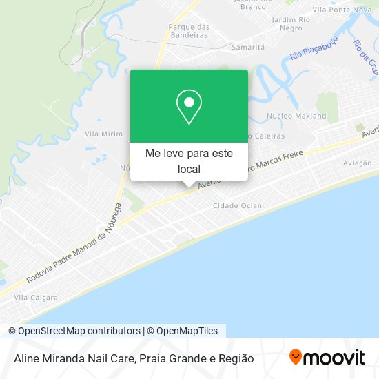 Aline Miranda Nail Care mapa