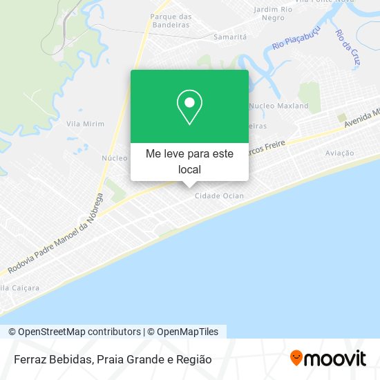 Ferraz Bebidas mapa