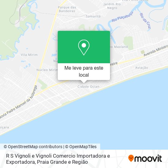 R S Vignoli e Vignoli Comercio Importadora e Exportadora mapa