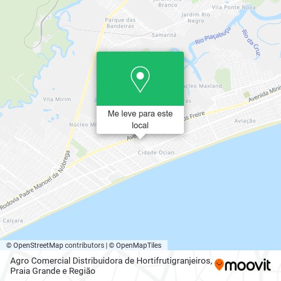 Agro Comercial Distribuidora de Hortifrutigranjeiros mapa